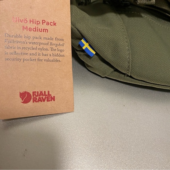 NWT FJALLRAVEN ULVO EVERYDAY OUTDOOR HIP PACK  MEDIUM IN LAUREL GREEN - Picture 11 of 14